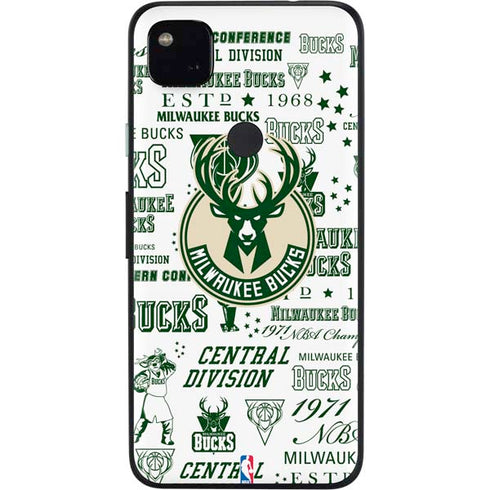 NBA Milwaukee Bucks Historic Blast New Google Pixel 4a Skin