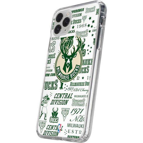 NBA Milwaukee Bucks Historic Blast New iPhone 11 Pro Clear Case