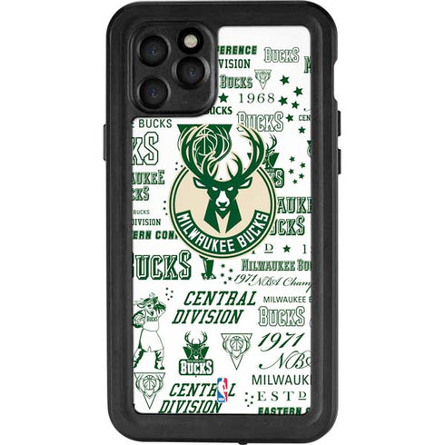 NBA Milwaukee Bucks Historic Blast New iPhone 11 Pro Waterproof Case