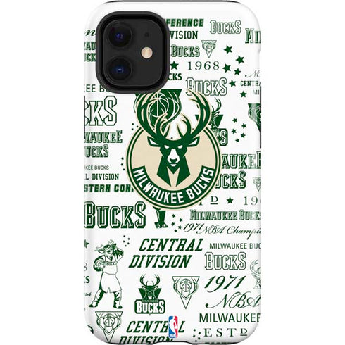 NBA Milwaukee Bucks Historic Blast New iPhone 12 Mini Impact Case