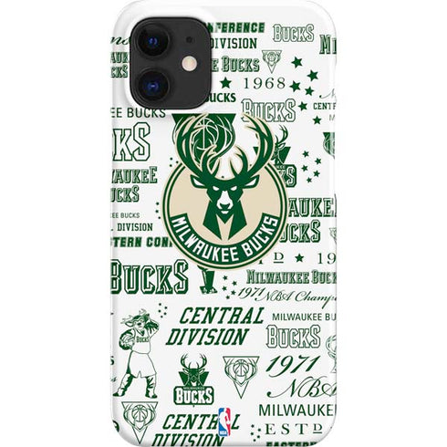 NBA Milwaukee Bucks Historic Blast New iPhone 12 Mini Lite Case