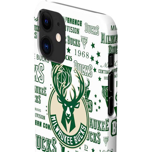 NBA Milwaukee Bucks Historic Blast New iPhone 12 Mini Lite Case