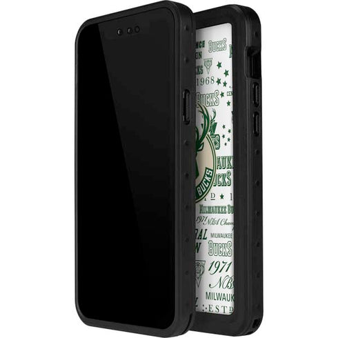 NBA Milwaukee Bucks Historic Blast New iPhone 12 Mini Waterproof Case