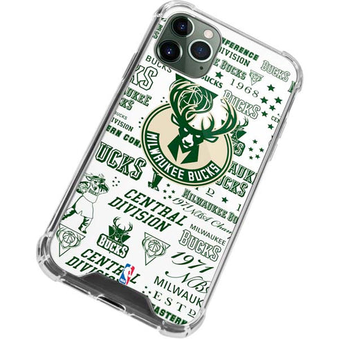 NBA Milwaukee Bucks Historic Blast New iPhone 12 Pro Clear Case