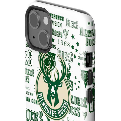 NBA Milwaukee Bucks Historic Blast New iPhone 15 Plus Impact Case