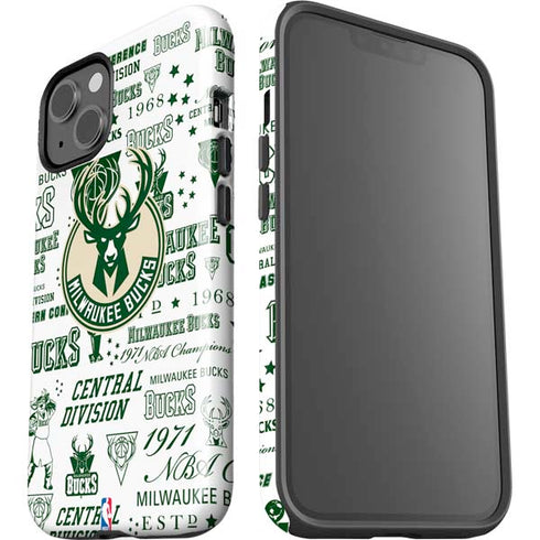 NBA Milwaukee Bucks Historic Blast New iPhone 14 Plus Impact Case