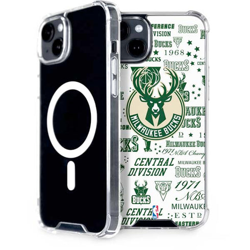 NBA Milwaukee Bucks Historic Blast New iPhone 14 MagSafe Case