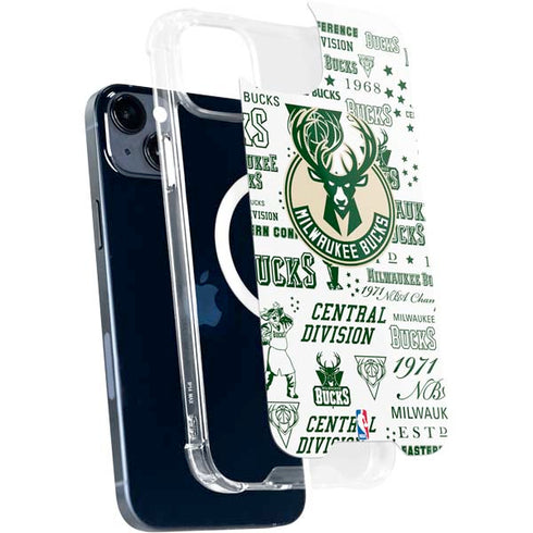 NBA Milwaukee Bucks Historic Blast New iPhone 15 Plus MagSafe Case