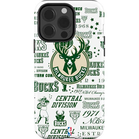 NBA Milwaukee Bucks Historic Blast New iPhone 15 Pro Impact Case