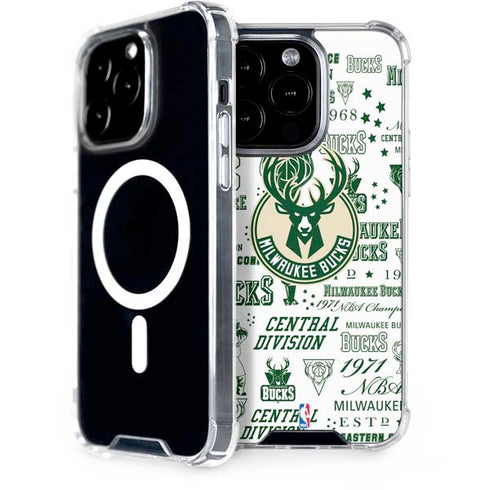 NBA Milwaukee Bucks Historic Blast New iPhone 15 Pro MagSafe Case