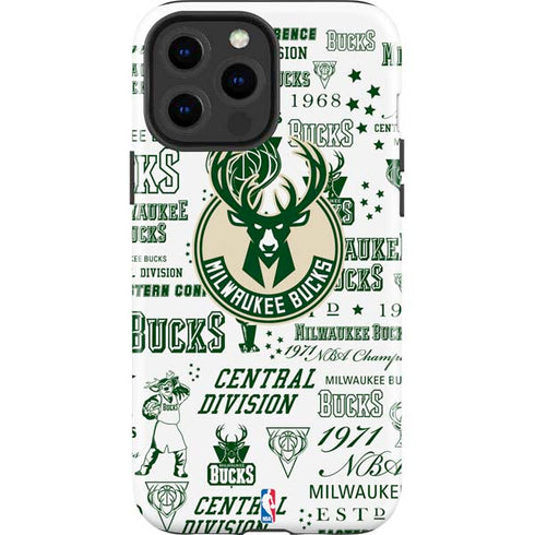 NBA Milwaukee Bucks Historic Blast New iPhone 15 Pro Max Impact Case