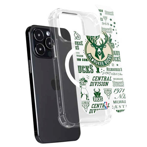 NBA Milwaukee Bucks Historic Blast New iPhone 15 Pro Max MagSafe Case