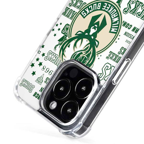 NBA Milwaukee Bucks Historic Blast New iPhone 15 Pro Max MagSafe Case