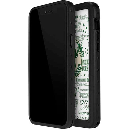 NBA Milwaukee Bucks Historic Blast New iPhone 14 Pro Waterproof Case