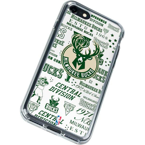 NBA Milwaukee Bucks Historic Blast New iPhone SE (2nd & 3rd Gen) Clear Case