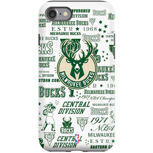 NBA Milwaukee Bucks Historic Blast New iPhone SE (2nd & 3rd Gen) Pro Case