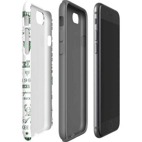 NBA Milwaukee Bucks Historic Blast New iPhone SE (2nd & 3rd Gen) Pro Case