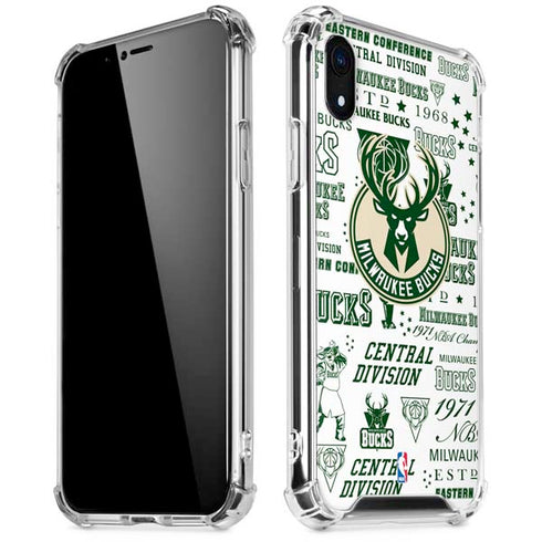 NBA Milwaukee Bucks Historic Blast New iPhone XR Clear Case