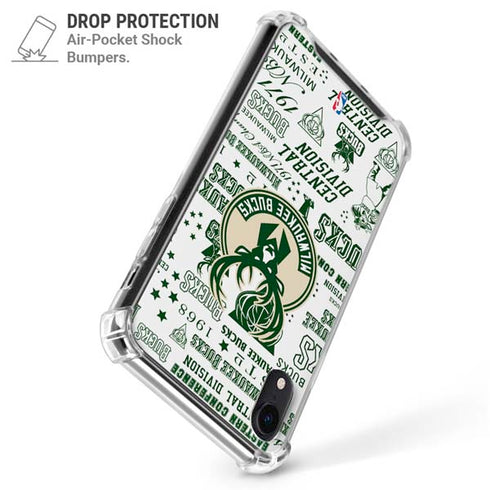 NBA Milwaukee Bucks Historic Blast New iPhone XR Clear Case