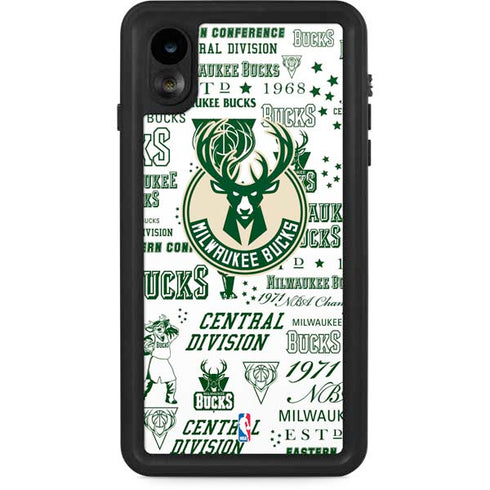 NBA Milwaukee Bucks Historic Blast New iPhone XR Waterproof Case