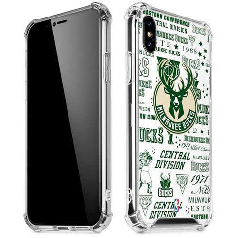NBA Milwaukee Bucks Historic Blast New iPhone XS Max Clear Case