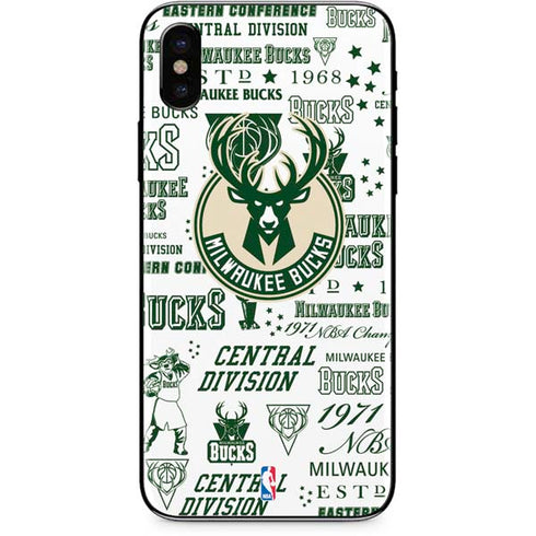 NBA Milwaukee Bucks Historic Blast New iPhone XS Max Skin