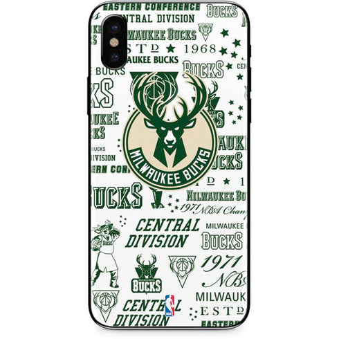 NBA Milwaukee Bucks Historic Blast New iPhone XS Skin
