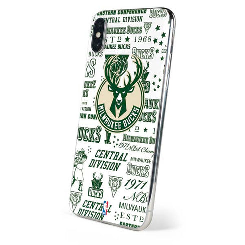 NBA Milwaukee Bucks Historic Blast New iPhone XS Skin
