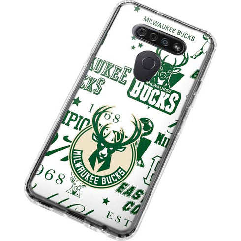 NBA Milwaukee Bucks Historic Blast New LG K51/Q51 Clear Case