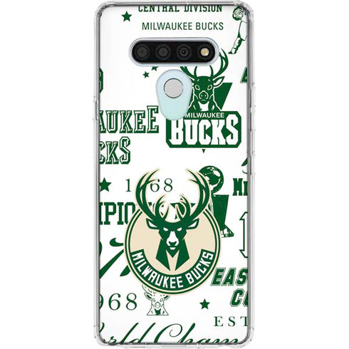 NBA Milwaukee Bucks Historic Blast New LG Stylo 6 Clear Case