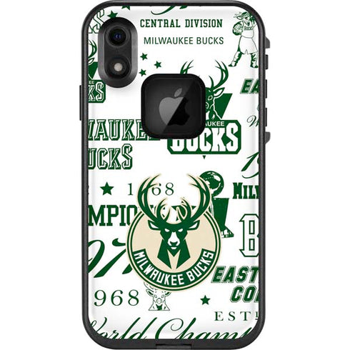 NBA Milwaukee Bucks Historic Blast New LifeProof Fre iPhone Skin