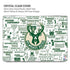 NBA Milwaukee Bucks Historic Blast New MacBook Air 13in M1 (2021) Case plus Skin