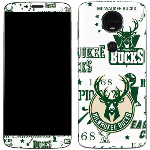 NBA Milwaukee Bucks Historic Blast New Moto E5 Plus Skin