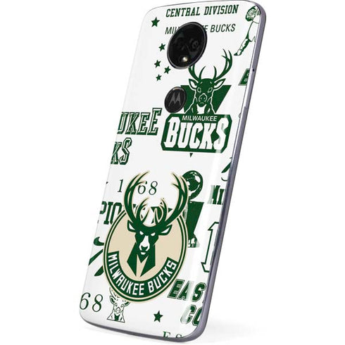 NBA Milwaukee Bucks Historic Blast New Moto E5 Plus Skin