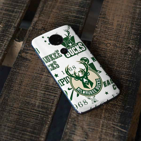 NBA Milwaukee Bucks Historic Blast New Moto E5 Plus Skin