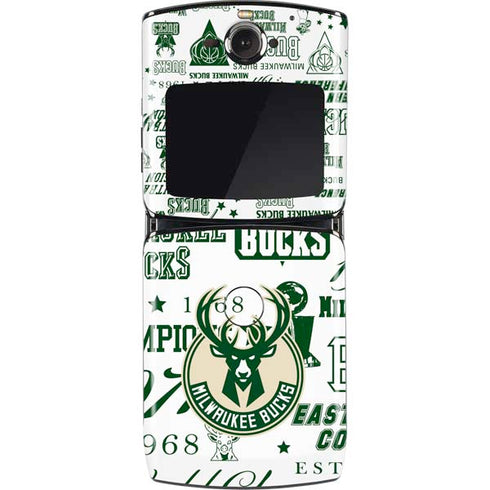 NBA Milwaukee Bucks Historic Blast New Motorola RAZR Skin