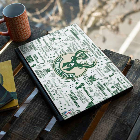 NBA Milwaukee Bucks Historic Blast New MSI GS65 Stealth Laptop Skin