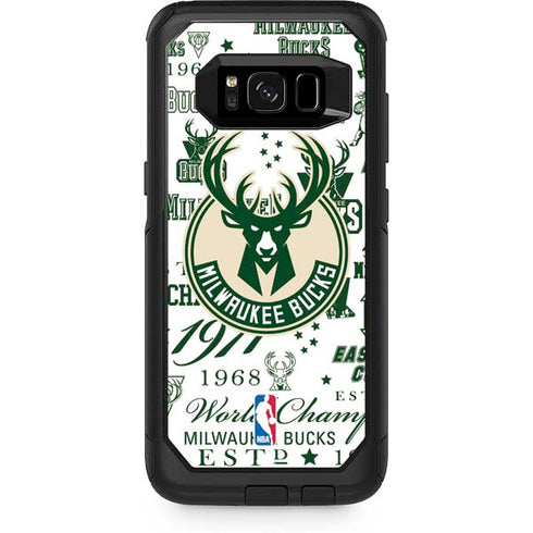 NBA Milwaukee Bucks Historic Blast New Otterbox Commuter Galaxy Skin