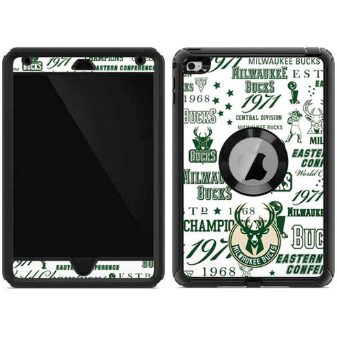 NBA Milwaukee Bucks Historic Blast New Otterbox Defender iPad Skin