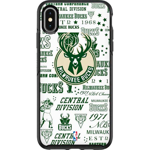 NBA Milwaukee Bucks Historic Blast New Otterbox Symmetry iPhone Skin