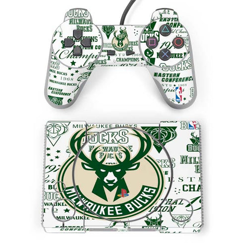 NBA Milwaukee Bucks Historic Blast New PlayStation Classic Bundle Skin