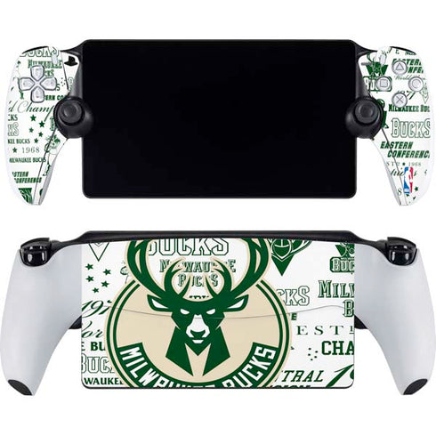 NBA Milwaukee Bucks Historic Blast New PlayStation Portal Remote Player Skin