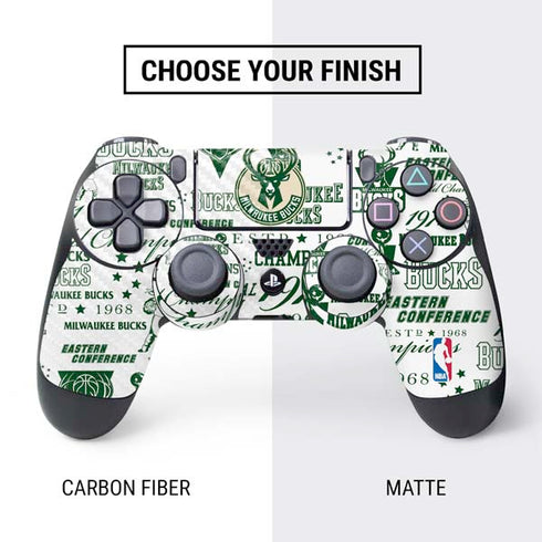 NBA Milwaukee Bucks Historic Blast New PS4 Controller Skin
