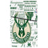 NBA Milwaukee Bucks Historic Blast New PS5 Slim Disk Console Skin