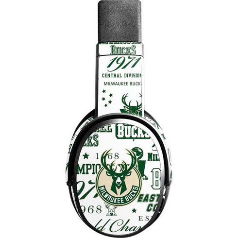 NBA Milwaukee Bucks Historic Blast New Skullcandy Crusher Wireless Skin