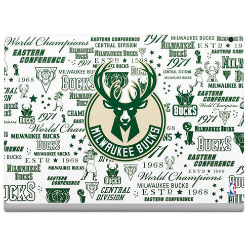 NBA Milwaukee Bucks Historic Blast New Surface Book 2 13.5in Skin