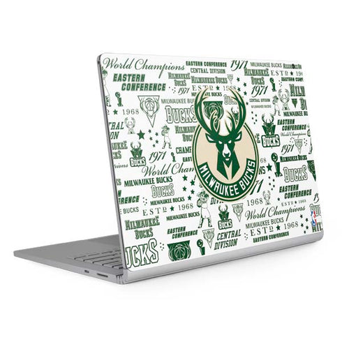 NBA Milwaukee Bucks Historic Blast New Surface Book 2 15in Skin