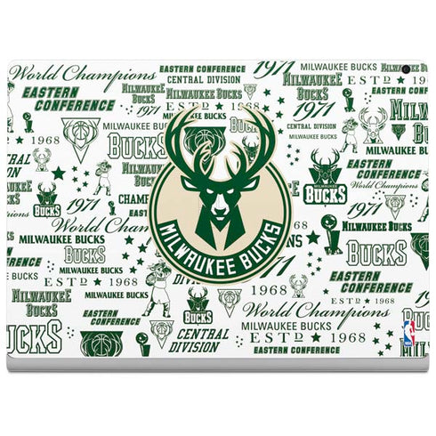 NBA Milwaukee Bucks Historic Blast New Surface Book 2 15in Skin