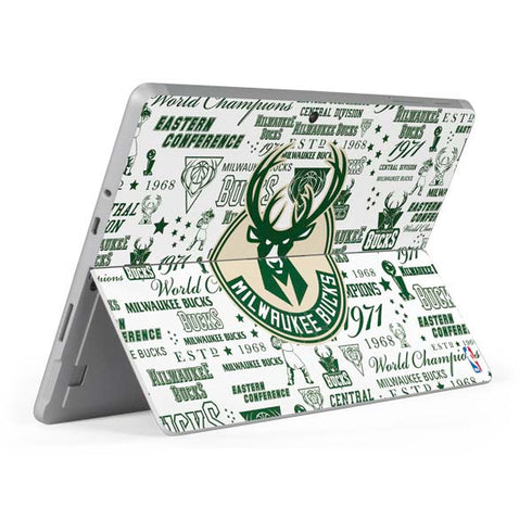 NBA Milwaukee Bucks Historic Blast New Surface Go Skin