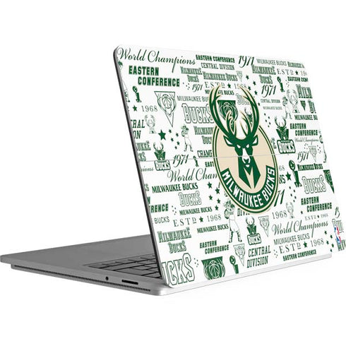 NBA Milwaukee Bucks Historic Blast New Surface Laptop Studio Skin